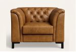 Classic Leather Sofa Set - Image 2