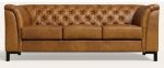 Classic Leather Sofa Set - Image 3