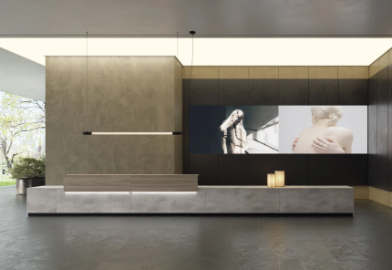 Linear Reception Desk