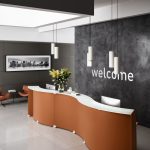 Curved Reception Desk